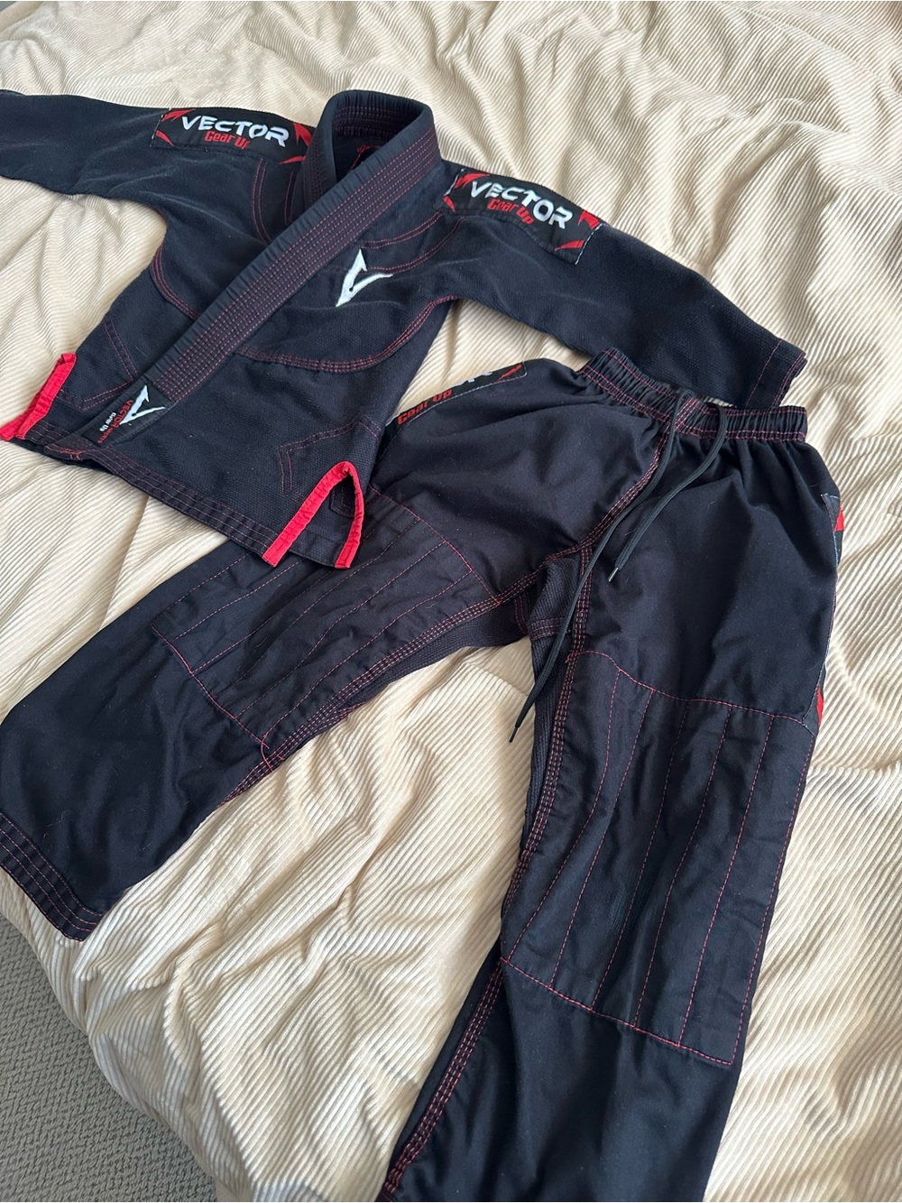 Vector Black & Red Kids Jiu-Jitsu Gi